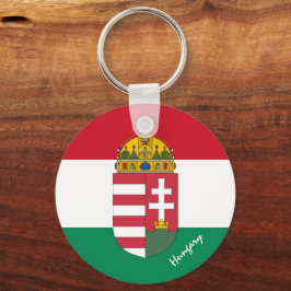 Hongaarse vlag, Emblem & Hongaarse vakantie/sport Sleutelhanger
