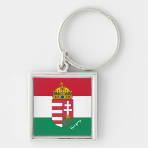 Hongaarse vlag, Emblem & Hongaarse vakantie/sport Sleutelhanger