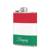 Hongaarse vlag en feestdag Hongarije/sportfans Heupfles (Links)