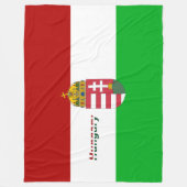 Hongaarse vlag fleece deken (Voorkant)