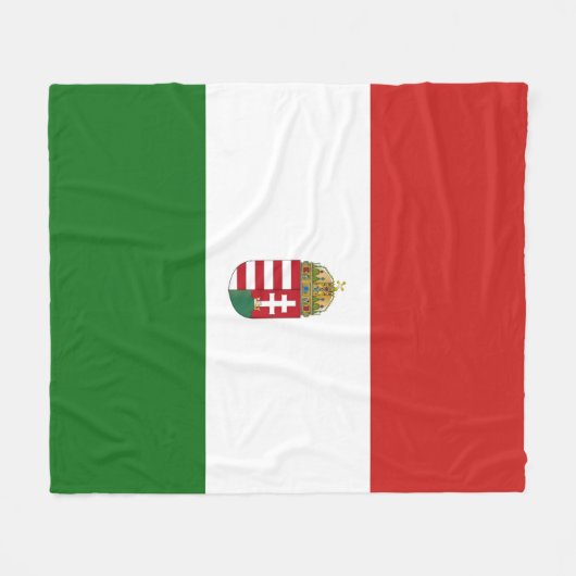 Hongaarse vlag fleece deken (Voorkant (Horizontaal))