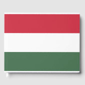 Hongaarse vlag gastenboek (Voorkant)