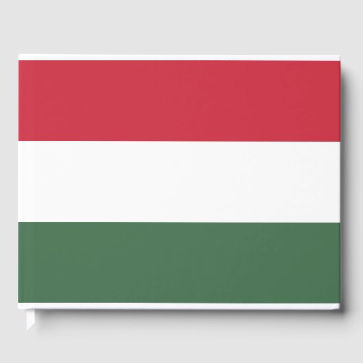 Hongaarse vlag gastenboek (Voorkant)
