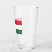 Hongaarse vlag glas (Links)