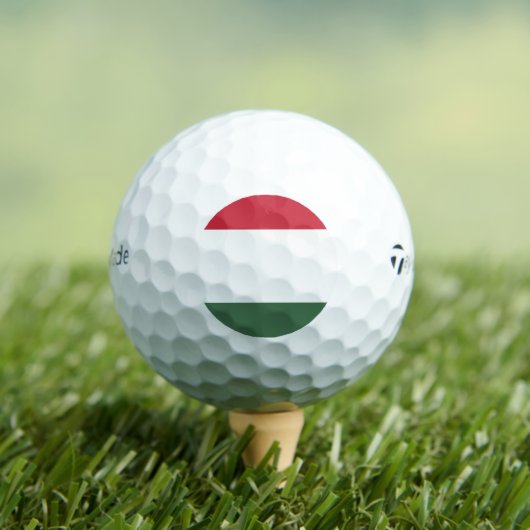 Hongaarse vlag golfballen (Insitu Shirt)