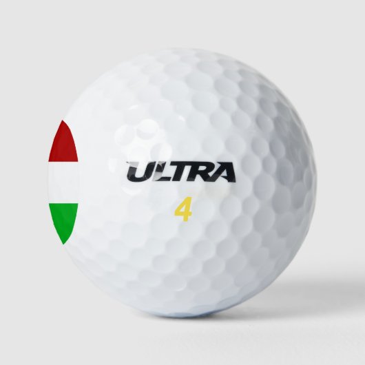Hongaarse vlag golfballen (Logo)