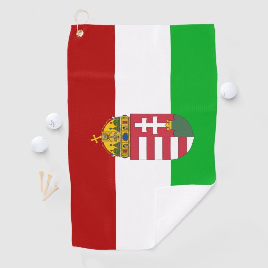 Hongaarse vlag golfhanddoek (Insitu)