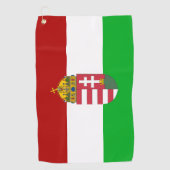 Hongaarse vlag golfhanddoek (Voorkant)
