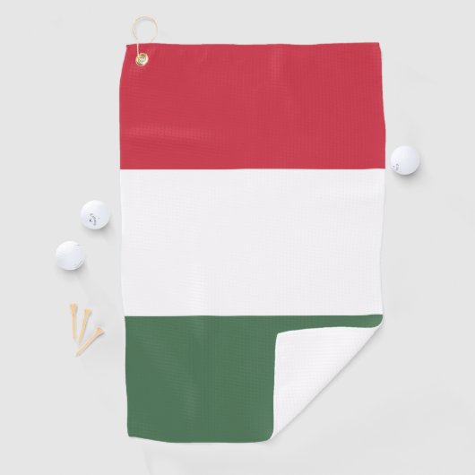 Hongaarse vlag golfhanddoek (Insitu)