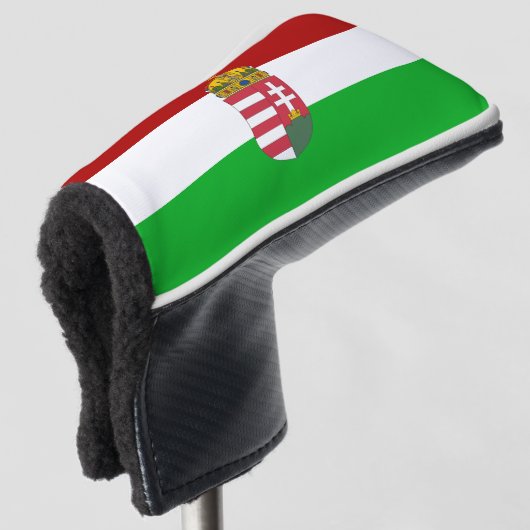 Hongaarse vlag golfheadcover (3/4 voorkant)