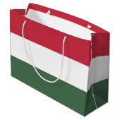Hongaarse vlag groot cadeauzakje (Achterkant Gekanteld)