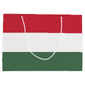 Hongaarse vlag groot cadeauzakje (Achterkant)