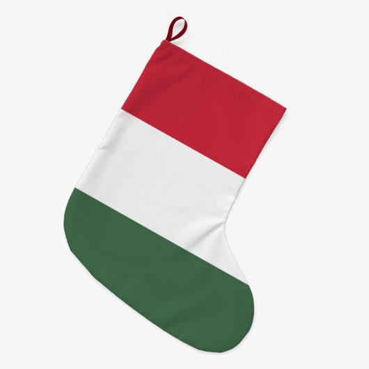 Hongaarse vlag grote kerstsok (Voorkant (Hangend))