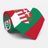Hongaarse vlag & Hongarije reizen, zakenreizen en Stropdas (Opgerold)