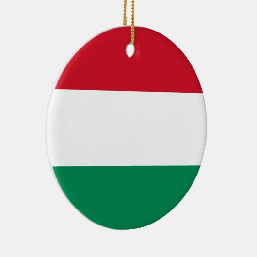 Hongaarse vlag keramisch ornament (Rechts)