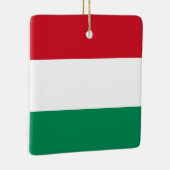 Hongaarse vlag keramisch ornament (Rechts)