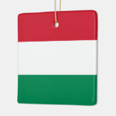 Hongaarse vlag keramisch ornament (Links)