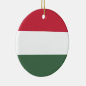 Hongaarse vlag keramisch ornament (Rechts)