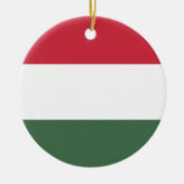 Hongaarse vlag keramisch ornament (Voorkant)