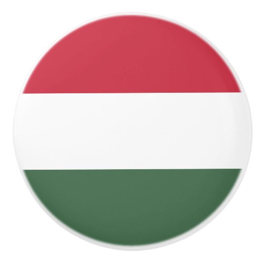 Hongaarse vlag keramische knop (Voorkant)