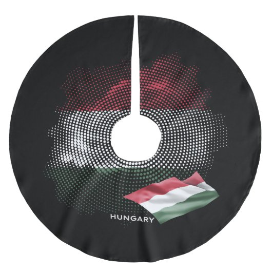 Hongaarse vlag kerstboom rok (Voorkant)