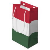 Hongaarse vlag klein cadeauzakje (Achterkant Gekanteld)
