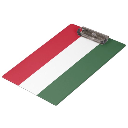 Hongaarse vlag klembord (Gekanteld)