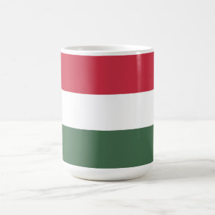 Hongaarse vlag koffiemok