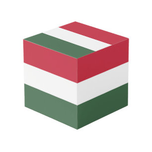 Hongaarse vlag kubus