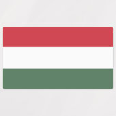 Hongaarse vlag labels (Design 2)