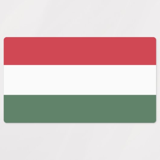 Hongaarse vlag labels (Design 1)