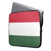 Hongaarse vlag laptop sleeve (Voorkant Links)