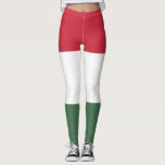 Hongaarse vlag leggings<br><div class="desc">Dit ontwerp is voorzien van de nationale vlag van Hongarije (in het Hongaars bekend als Magyarország), een land in Midden-Europa. Hongarije grenst Slowakije aan het noorden, Oekraïne aan het noordoosten, Roemenië aan het oosten en zuidoosten, Servië aan het zuiden, Kroatië en Slovenië aan het zuidwesten en Oostenrijk aan het westen....</div>