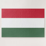 Hongaarse vlag legpuzzel<br><div class="desc">Dit ontwerp is voorzien van de nationale vlag van Hongarije (in het Hongaars bekend als Magyarország), een land in Midden-Europa. Hongarije grenst Slowakije aan het noorden, Oekraïne aan het noordoosten, Roemenië aan het oosten en zuidoosten, Servië aan het zuiden, Kroatië en Slovenië aan het zuidwesten en Oostenrijk aan het westen....</div>