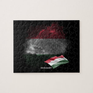 Hongaarse vlag legpuzzel