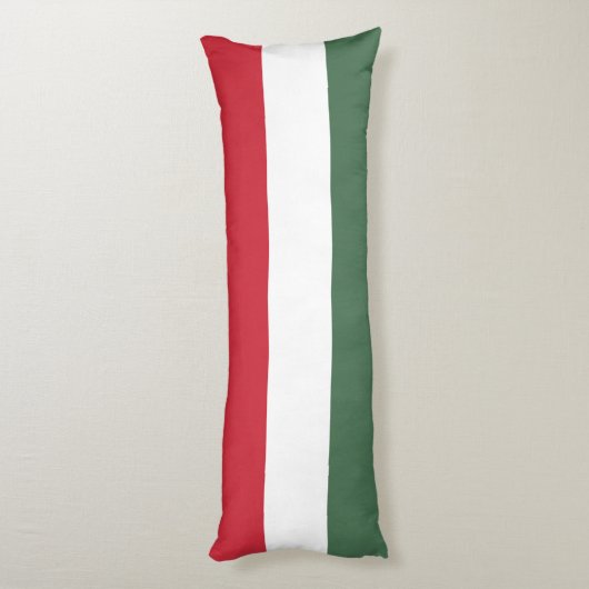 Hongaarse vlag lichaamskussen (Achterkant (Verticaal))