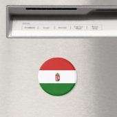 Hongaarse vlag magneet (Insitu (Vaatwasser))
