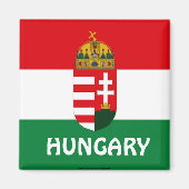 Hongaarse vlag magnet (Voorkant)