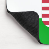 Hongaarse vlag muismat (Hoek)