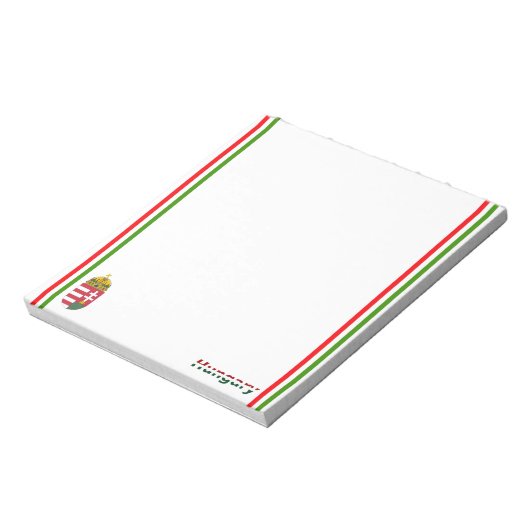 Hongaarse vlag notitieblok (Linkerzijde)