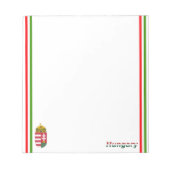 Hongaarse vlag notitieblok (Voorkant)