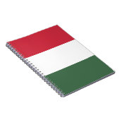 Hongaarse vlag notitieboek (Rechterzijde)