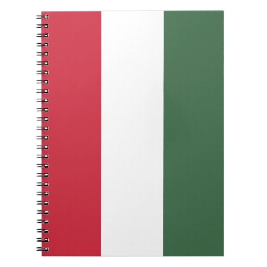 Hongaarse vlag notitieboek (Voorkant)