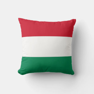 Hongaarse vlag op Amerikaanse MoJo Pillow Kussen