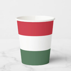 Hongaarse vlag papieren bekers