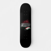 Hongaarse vlag persoonlijk skateboard (Voorkant)