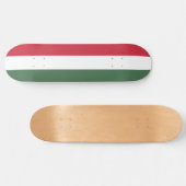 Hongaarse vlag persoonlijk skateboard (Horizontaal)