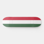 Hongaarse vlag persoonlijk skateboard (Horizontaal)