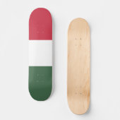 Hongaarse vlag persoonlijk skateboard (Voorkant)