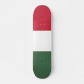 Hongaarse vlag persoonlijk skateboard (Voorkant)